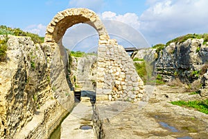 Roman era canal, Taninim Stream Nature Reserve