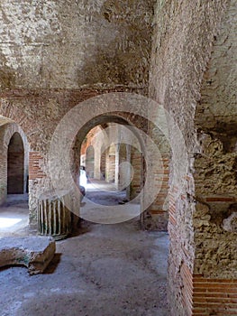 Roman Flavian Amphitheater. Pozzuoli, Italy