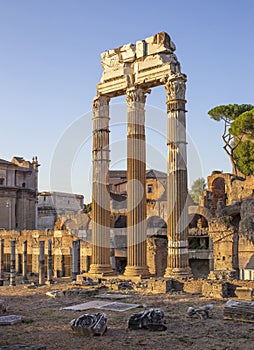 Roman Forum, also known as Foro di Cesare, or Forum of Caesar, in Rome, Italy.