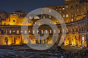 Roman Forum, also known as Foro di Cesare, or Forum of Caesar, in Rome, Italy.