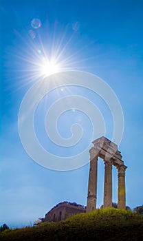 The Roman Forum, also known as Forum Romanum Rome Italy