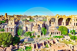 Roman Forum. Ancient, beautiful, incredible Rome