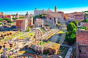 Roman Forum. Ancient, beautiful, incredible Rome