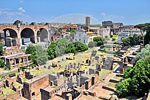 Roman Forum in Rome, Italy