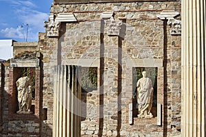 Roman Forum. Merida, Badajoz, Spain