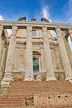 Roman forum in Rome, Italy