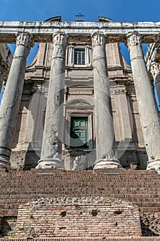 Roman Forum Rome Italy, view at daytime