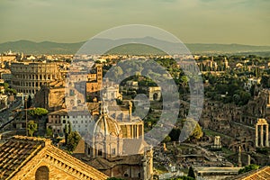 Roman Forum Ruins Italy