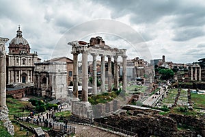 Roman Forum ruins