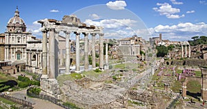 Roman Forum time lapse, Rome, Italy.