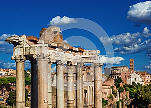 Roman Forum view