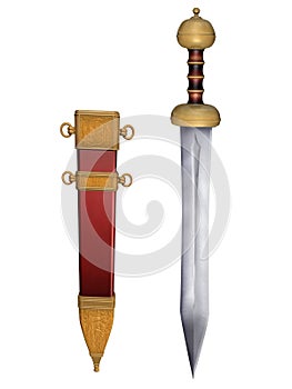 Roman Gladius with Scabbard