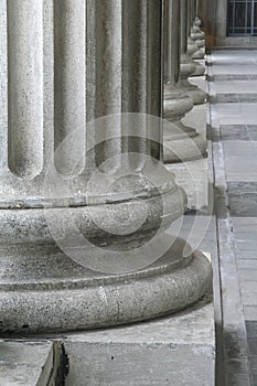 Roman Greek Architecture Design in Pillars or Colu