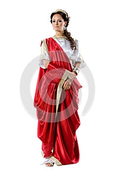 Roman-Greek goddesses, isolated on white