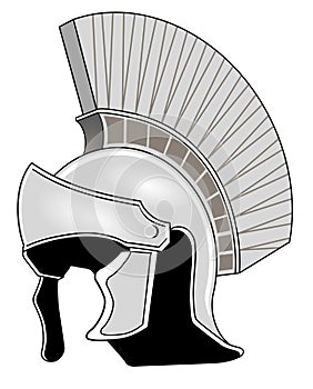 Roman helmet photo