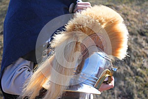 Roman helmet