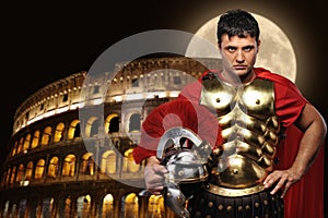 Roman legionary soldier