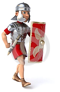 Roman legionary soldier