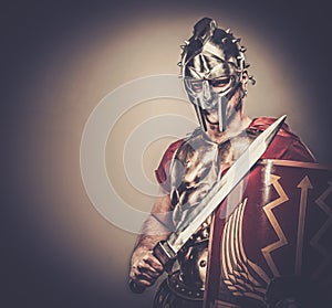 Roman legionary soldier