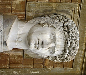 Roman Marble Head Sculpture