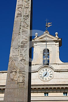 Roman Monument at Palazzo Montecitorio is a palace in Rome