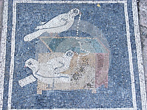 Roman mosaic in the ancient city