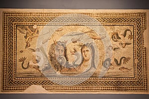 Roman mosaic photo