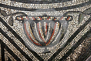 Roman Mosaic Chalice Pattern