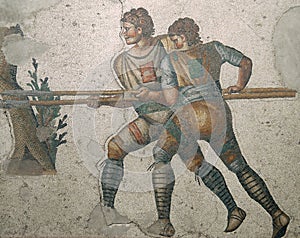 Roman mosaic in Istanbul