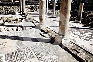 Roman mosaics, Agia Kyriaki church, Paphos, Cyprus