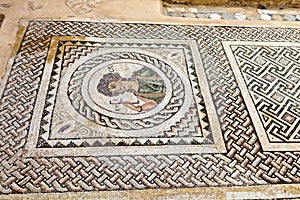 Roman mosaics in Cyprus. photo