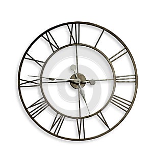 Roman Numeral Wall Clock