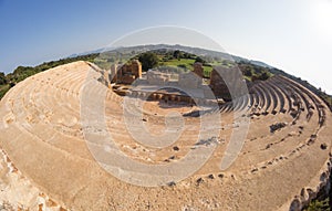 Roman Odeon in ancient Nikopolis Preveza Greece