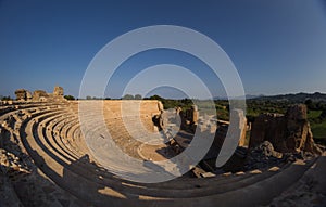 Roman Odeon in ancient Nikopolis Preveza Greece