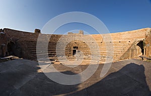 Roman Odeon in ancient Nikopolis Preveza Greece