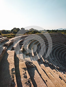 Roman Odeum Of Nicopolis ancient landmark, Greece