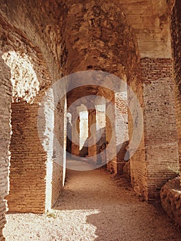 Roman Odeum Of Nicopolis ancient landmark, Greece