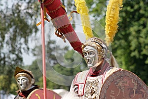 Roman parade riders