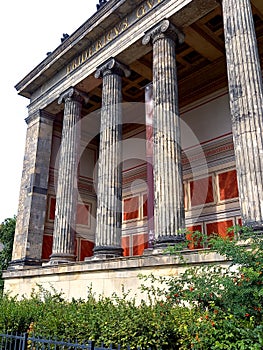 Roman pillars at Altes Museum in Berlin