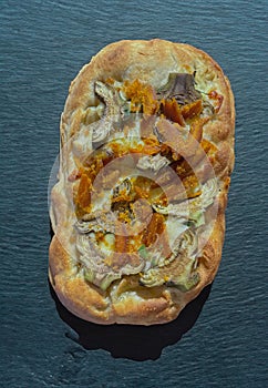 Roman pinsa, variant of the classic Italian pizza