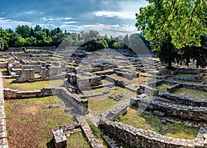 Roman remains in national park Brioni, Croatia