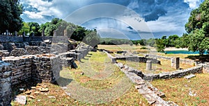 Roman remains in national park Brioni, Croatia