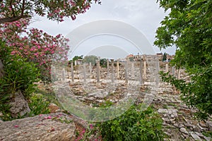 Roman remains in Tyre. Tyre is an ancient Phoenician city. Tyre, Lebanon