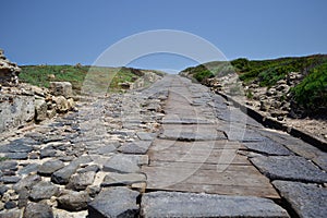 Roman road, Sardinia photo