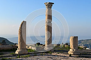 The roman ruines of Umm Qais (Gadara) on Jordan