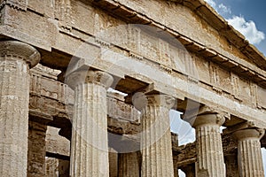 Roman ruins at Agrigento Sicily photo