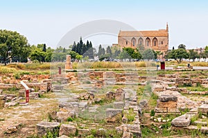 Roman Ruins Alcudia Old Town, Mallorca. photo