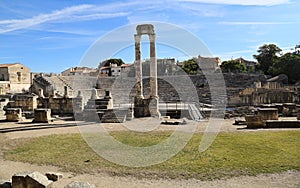 Roman ruins in Arles, France