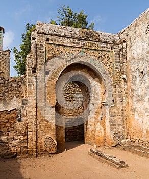 Roman ruins at Chellah Morocco