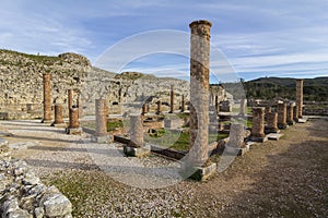 Roman ruins in ConÃÂ­mbriga photo